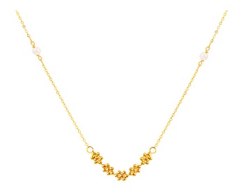 Złoty naszyjnik z perłami, ankier - kwiatki></noscript>
                    </a>
                </div>
                <div class=