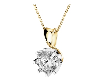 585  Pendant with Diamond - 1,00 ct - fineness 585