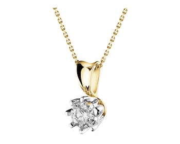 585  Pendant with Diamond - 0,40 ct - fineness 585