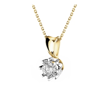 585  Pendant with Diamond - 0,44 ct - fineness 585