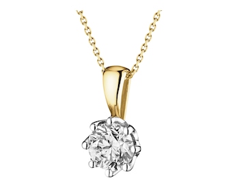 585  Pendant with Diamond - 0,50 ct - fineness 585