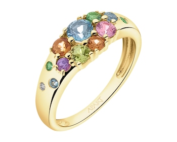 14 K Yellow Gold Ring  - fineness 14 K