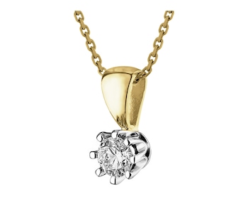 585  Pendant with Diamond - 0,20 ct - fineness 585