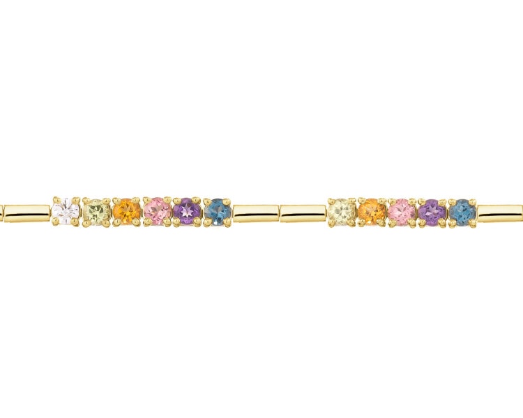 9 K Yellow Gold Bracelet - fineness 9 K