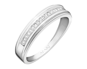 Prsten z bílého zlata s diamanty 0,06 ct - ryzost 585></noscript>
                    </a>
                </div>
                <div class=