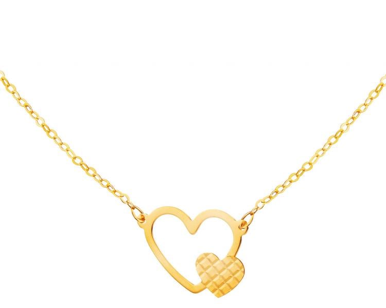 9 K Yellow Gold Necklace 