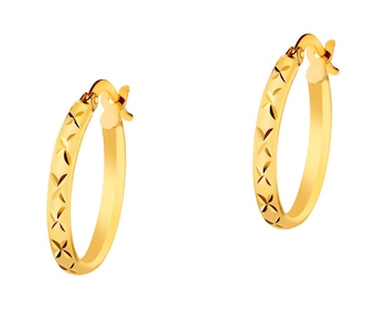 14 K Yellow Gold Hoop Earring 