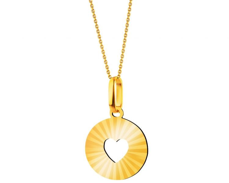 8 K Yellow Gold Pendant 