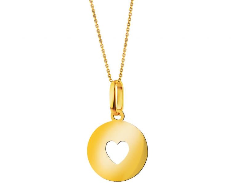 8 K Yellow Gold Pendant 