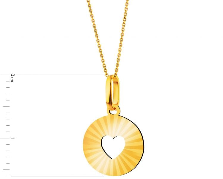 8 K Yellow Gold Pendant 