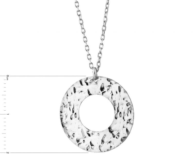 Stříbrný náhrdelník - kroužek