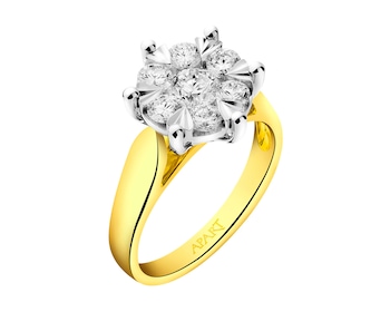 Zlatý prsten s brilianty 1 ct - ryzost 585></noscript>
                    </a>
                </div>
                <div class=