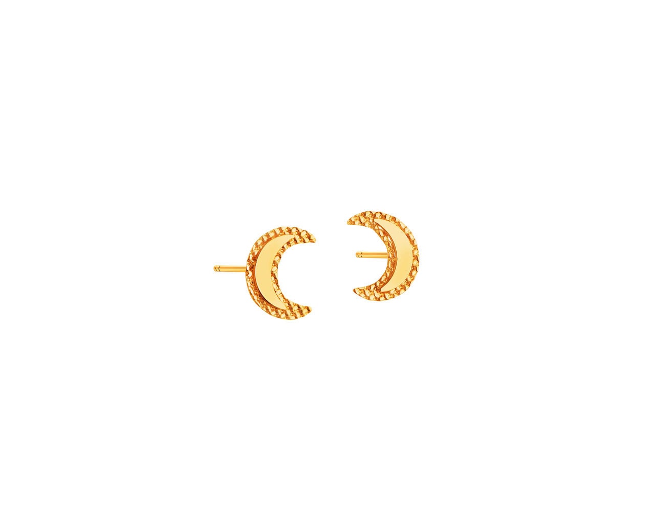 Złote kolczyki - Księżyce