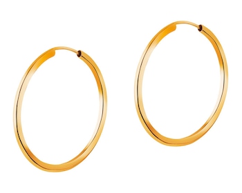 9 K Yellow Gold Earrings 