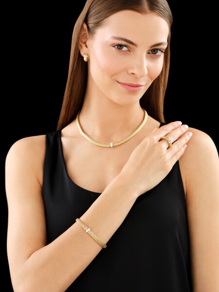 750  Earrings with Diamonds - 0,20 ct - fineness 750