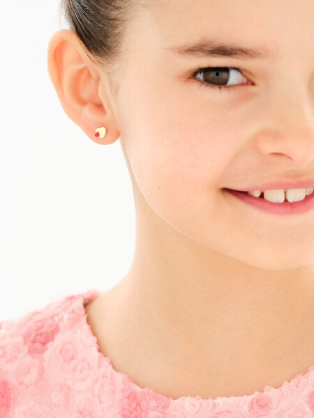 9 K Yellow Gold Earrings