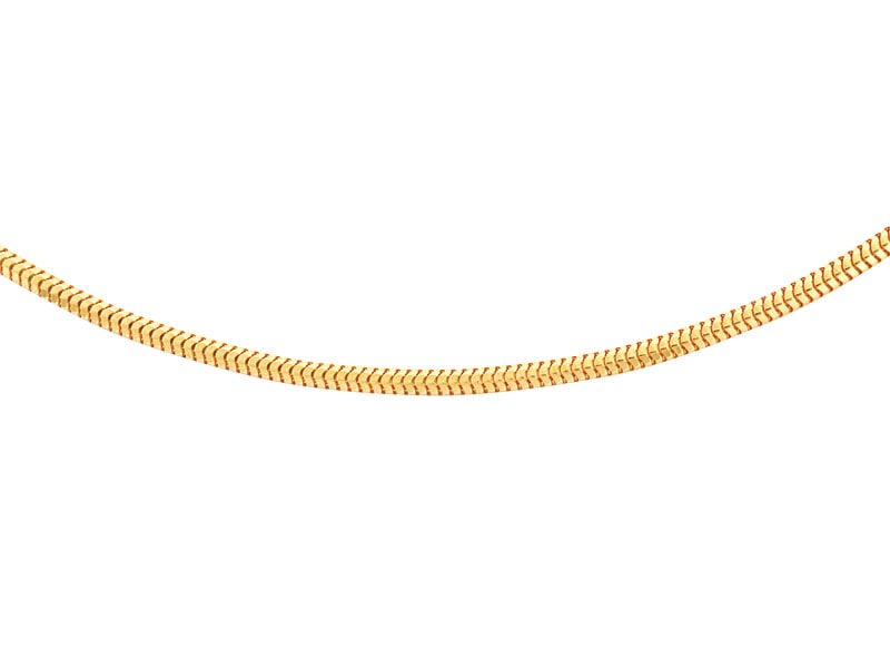 Złoty łańcuszek - linka okrągła