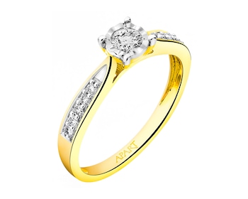 Zlatý prsten s diamanty  0,24 ct - ryzost 585></noscript>
                    </a>
                </div>
                <div class=