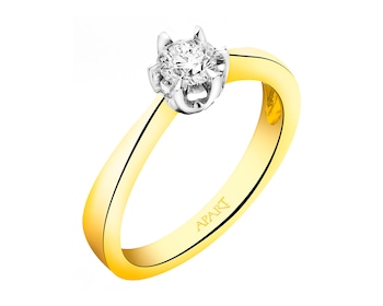 Zlatý prsten s briliantem 0,30 ct - ryzost 585></noscript>
                    </a>
                </div>
                <div class=