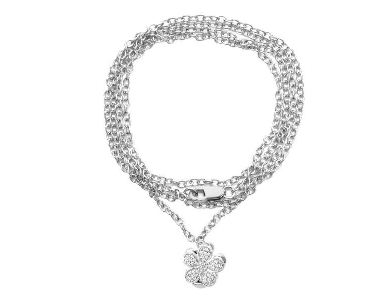 Stříbrný náramek Beads s funkcí náhrdelníku