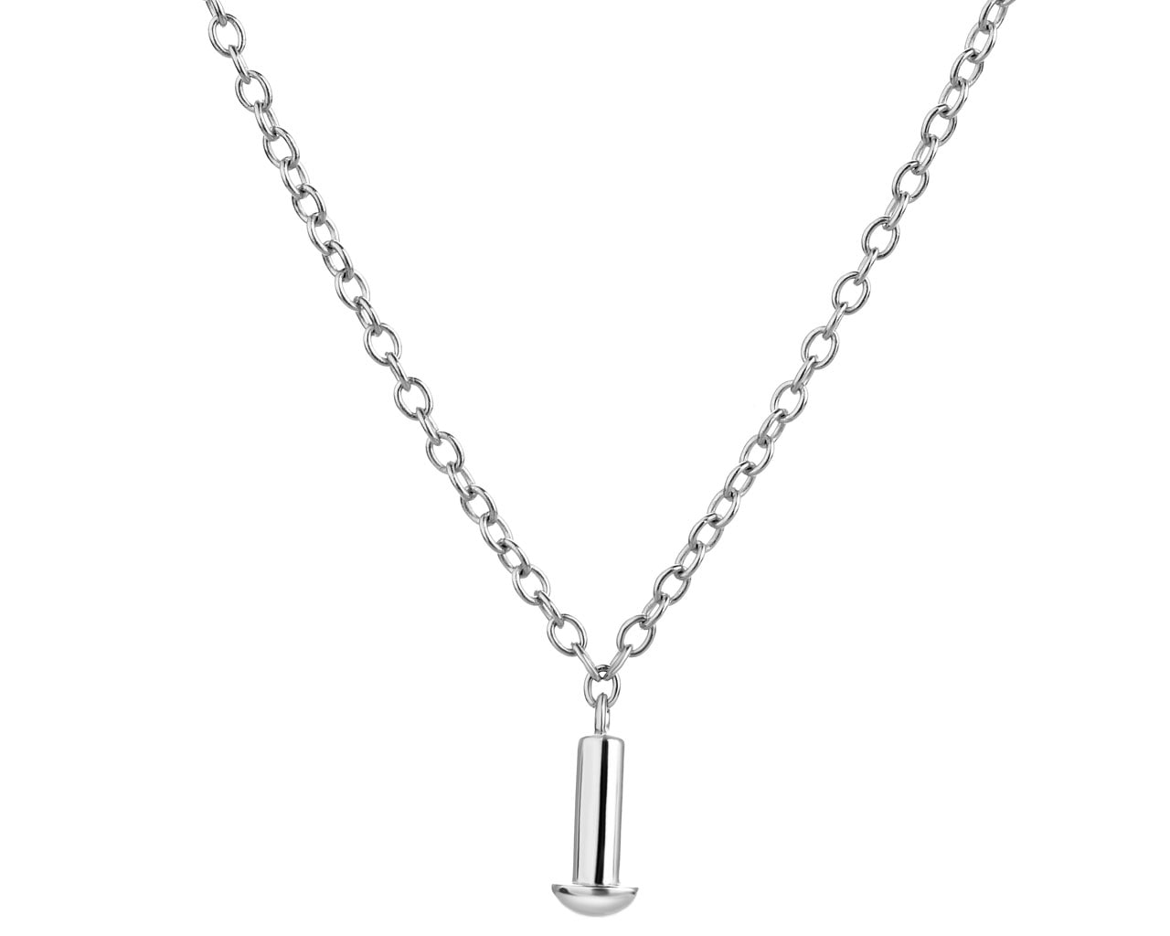 Stříbrný náhrdelník beads