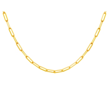 Złoty naszyjnik - paper clip