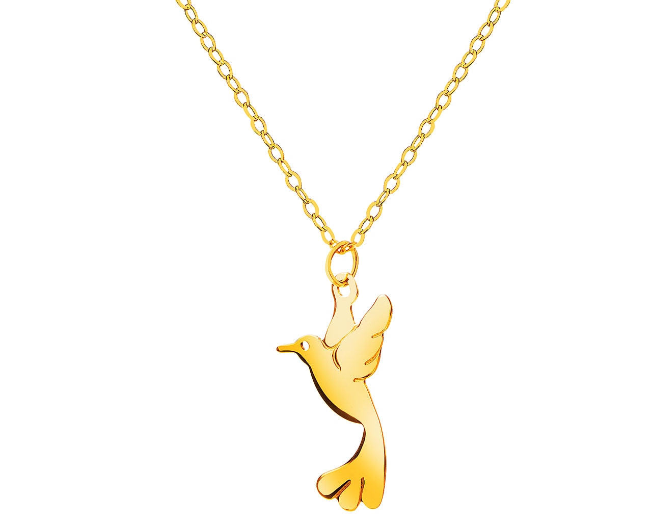 Zlatý náhrdelník, anker - pták