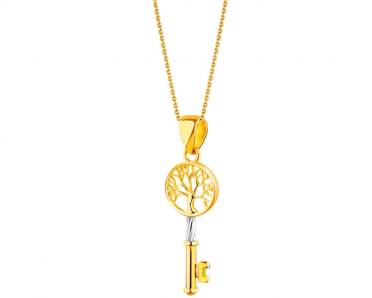 Złota zawieszka - kluczyk