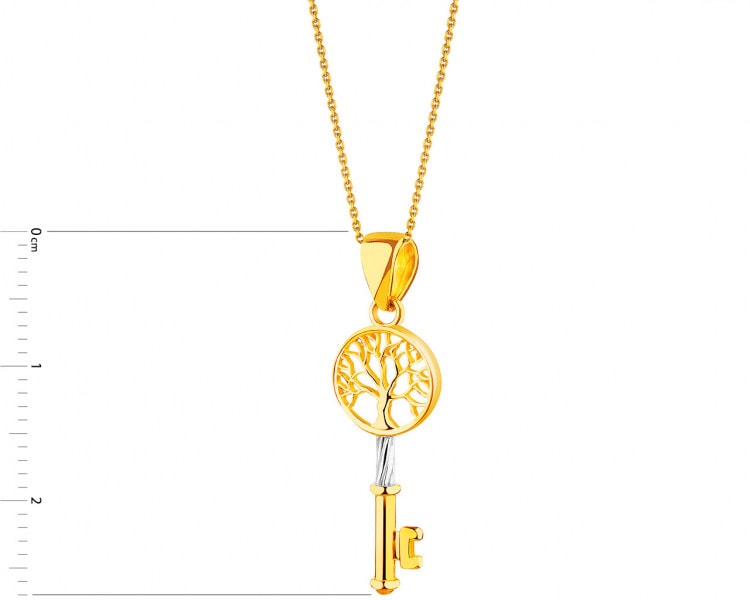 Złota zawieszka - kluczyk