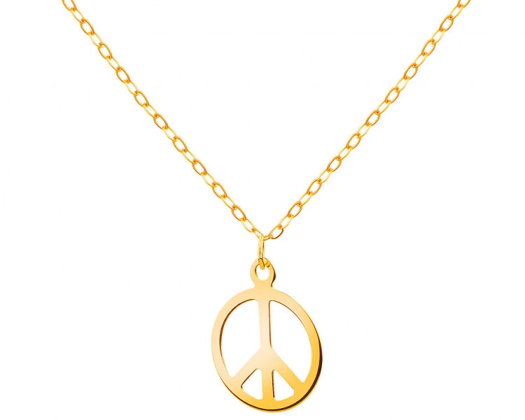 Zlatý náhrdelník, anker - symbol míru