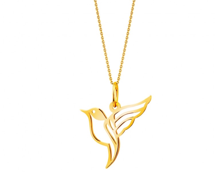Bird of Paradise Flower Pendant necklace – [ki-ele]