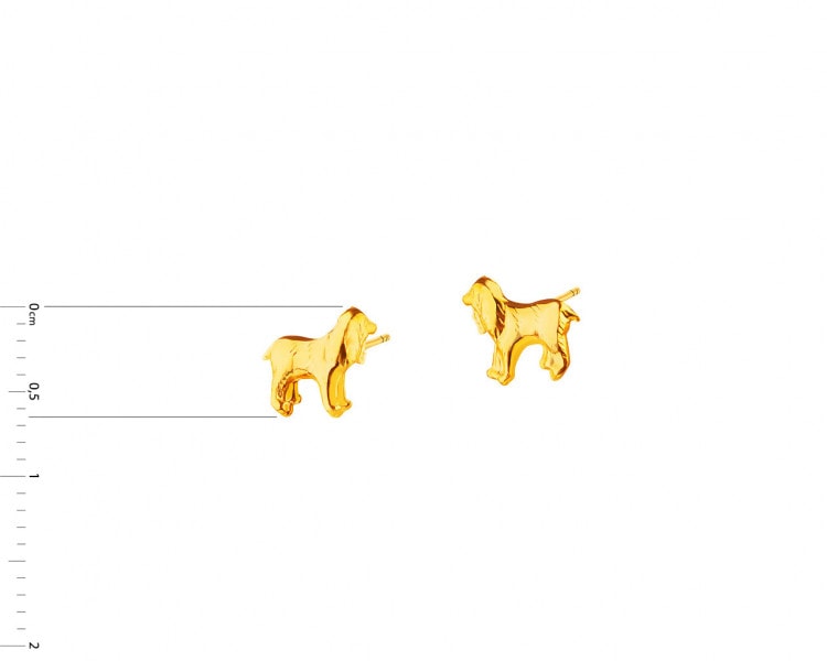 Zlaté náušnice - psi