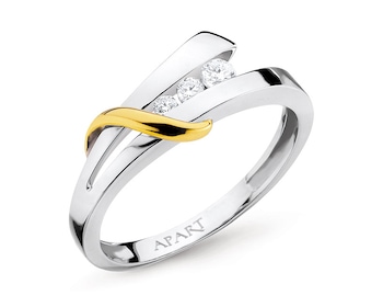 White and yellow gold ring with brilliants></noscript>
                    </a>
                </div>
                <div class=