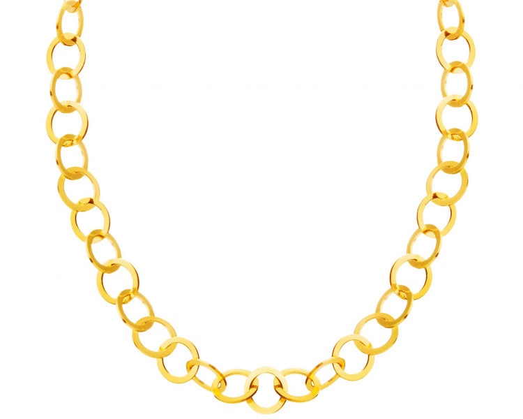 Zlatý náhrdelník - kroužky