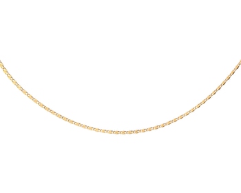 Gold Plated Silver Snail Link Chain