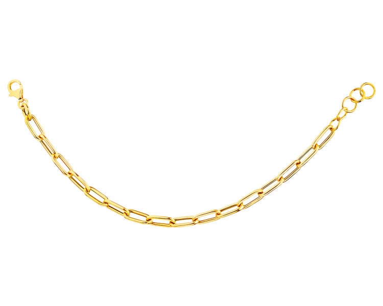Złota bransoletka, paper clip