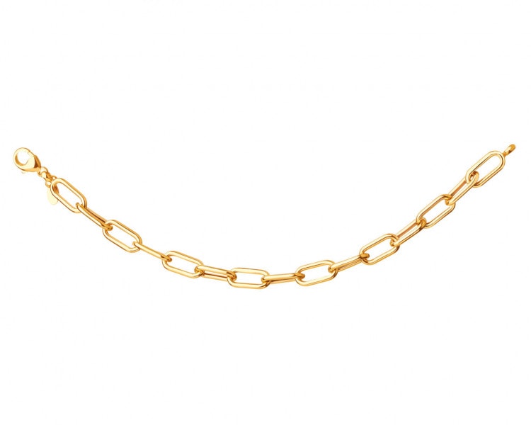 Gold bracelet - paper clip