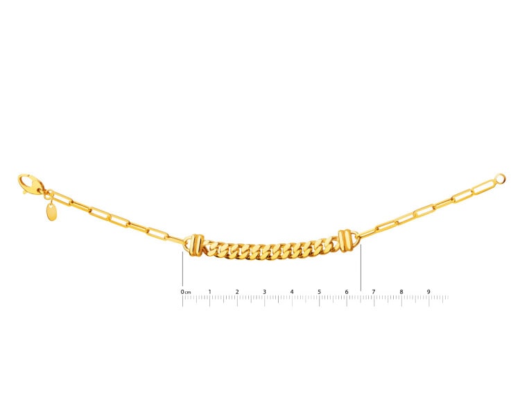 Gold bracelet, paper clip
