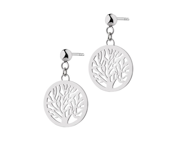 Stainless steel earrings - tree