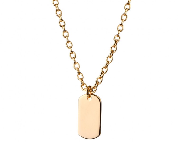 Gold-plated silver necklace