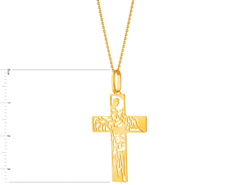 Gold pendant - cross