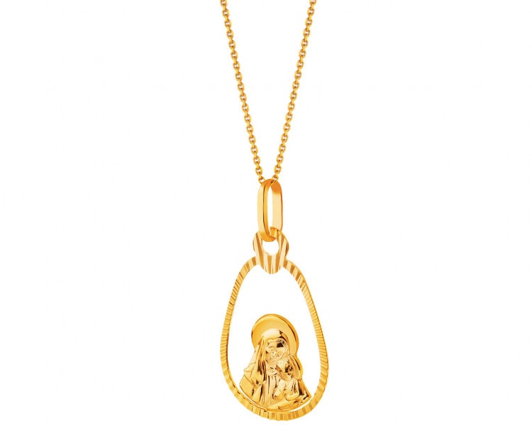 Gold pendant - holy medal