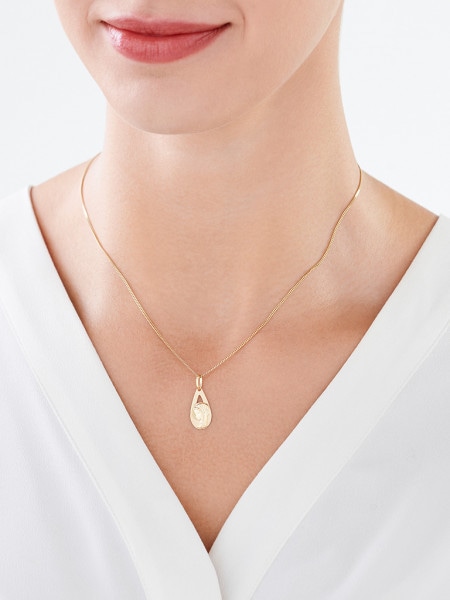 Gold pendant - holy medal