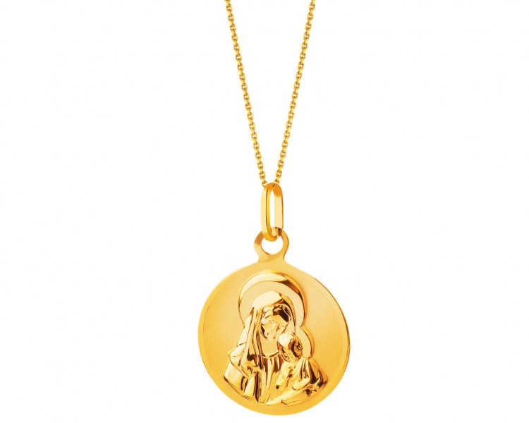 Gold pendant - holy medal