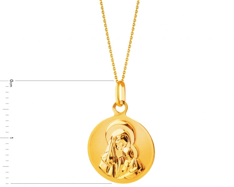 Gold pendant - holy medal