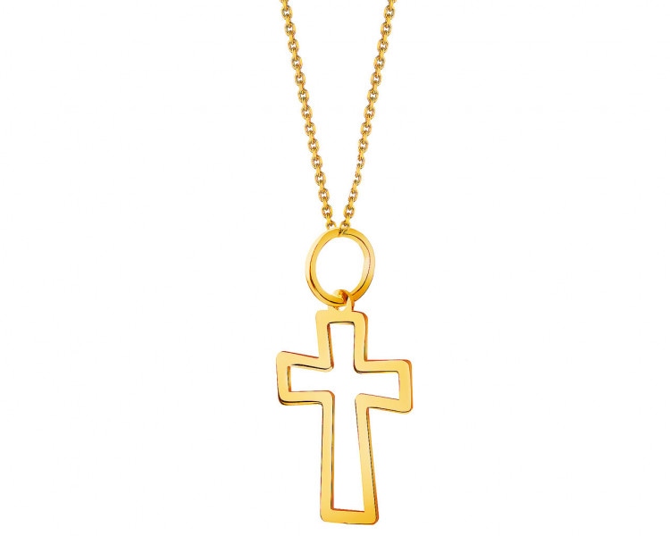 Gold pendant -  cross