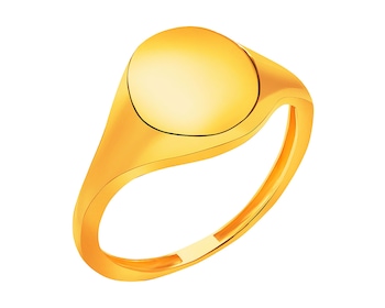 Gold ring - signet ring