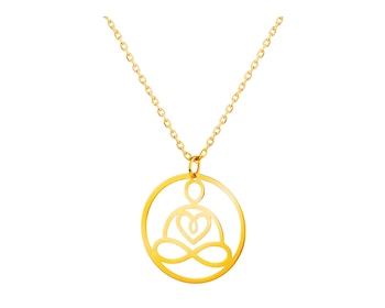Zlatý náhrdelník, anker -  jóga