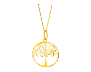 Zlatý přívěsek - strom