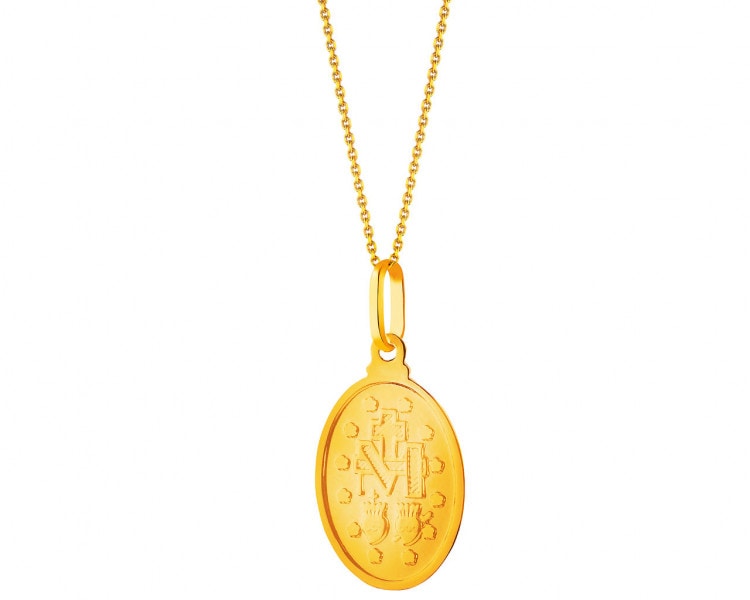 Gold pendant - holy medal